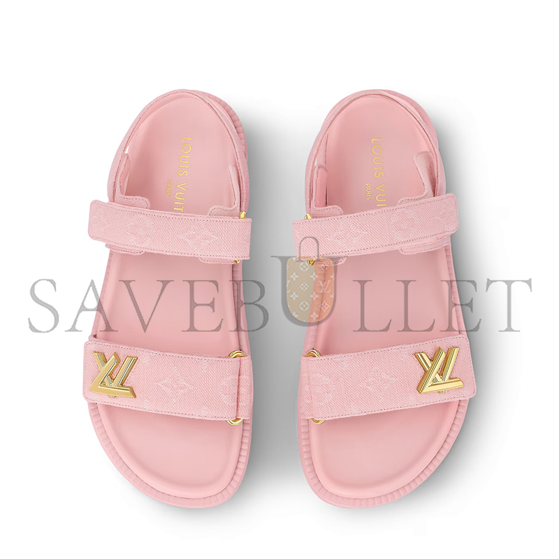 LOUIS VUITTON LV SUNSET FLAT COMFORT SANDAL 1ADIDE